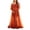 Orange 05, variant on Karymi Off Shoulder Short Puff Sleeve Maternity Tulle Maxi Gown, Flowy Chiffon Tulle Split Pregnancy Dress, Formal Photography Long Dress Maxi Dresses for Women
