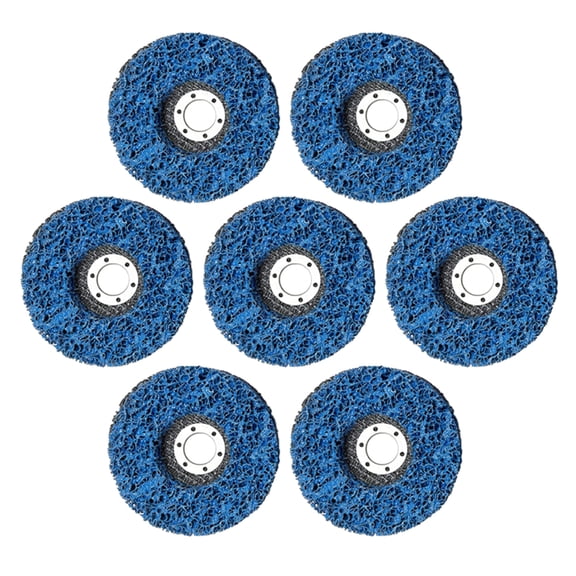 7pcs Nylon Polishing Buffing Wheels Abrasive Discs Suitable For Efficient Car Body Cleaning Rust Freeing Shine Restorati