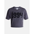 thumbnail image 5 of No Boundaries Boxy Cropped Graphic Tee, Women's and Women's Plus XXS-4X, 5 of 5