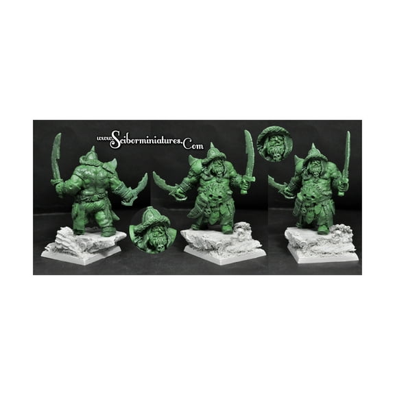 Scibor Monstrous Miniatures Mongolian Ogre Warrior #1 New