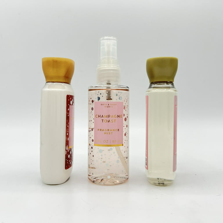 3-Pack Bath Body Works CHAMPAGNE TOAST Luxe Fine Fragrance Mist