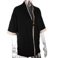 thumbnail image 3 of Sonducket Chaqueta de hombre de estilo tradicional, abrigo holgado con parte delantera abierta transpirable para niño, ropa informal de mezcla de lino y Abrigos y chamarras  L, 3 of 8