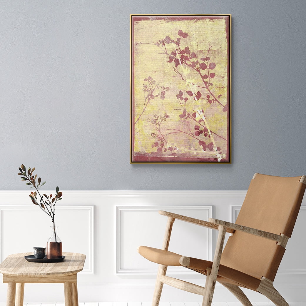 Boundless V Framed Premium Gallery Wrapped Canvas - Ready to Hang - 27 x 41 - Gold Floating Frame