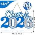 thumbnail image 2 of 2026 Graduation Decorations Class of 2026 Wooden Sign Blue Silver Graduation 2026 Graduate Sign Photo Booth Prop, 2 of 7