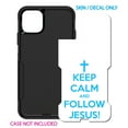 thumbnail image 2 of DistinctInk Custom SKIN / DECAL compatible with OtterBox Commuter for iPhone 11 Pro (5.8" Screen) - Keep Calm and Follow Jesus - Show Your Love of Christ, 2 of 5