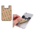 thumbnail image 4 of YFYANG Universal Adhesive Cell Phone Card Holder, Lovely Blue Daisy Flowers Leather Cell Phone Wallet Sticker, 4 of 6