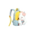 thumbnail image 2 of SUNSIOM Kid Cartoon Unicorn Backpack 3D Doll Student Rucksack Travel Bag, 2 of 3