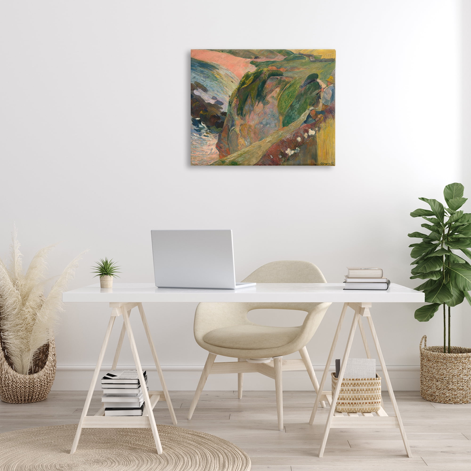 Stupell Industries Classic Gauguin Above The Sea Abstract Painting Wrapped Canvas Art Print Wall Art, 30 x 24
