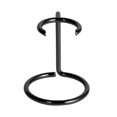 thumbnail image 3 of Soporte para brochas de afeitar de acero inoxidable, soporte para brochas de afeitar, altura de 2,8 pulgadas/7cm, soporte para brochas de afeitar que ahorra espacio, color negro, 3 of 5
