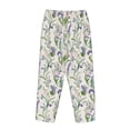 thumbnail image 5 of Xecao Wisteria Flower Women's Straight Lounge Pajama Pants: The Epitome of Relaxed Sleepwear, 5 of 9