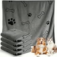 thumbnail image 4 of XL Microfiber Dog Bath Towel, 100×60CM Super Absorbent Quick-Drying Pet Grooming Towel for Small, Medium & Large Dogs and Cats, Machine Washable, 4 of 8