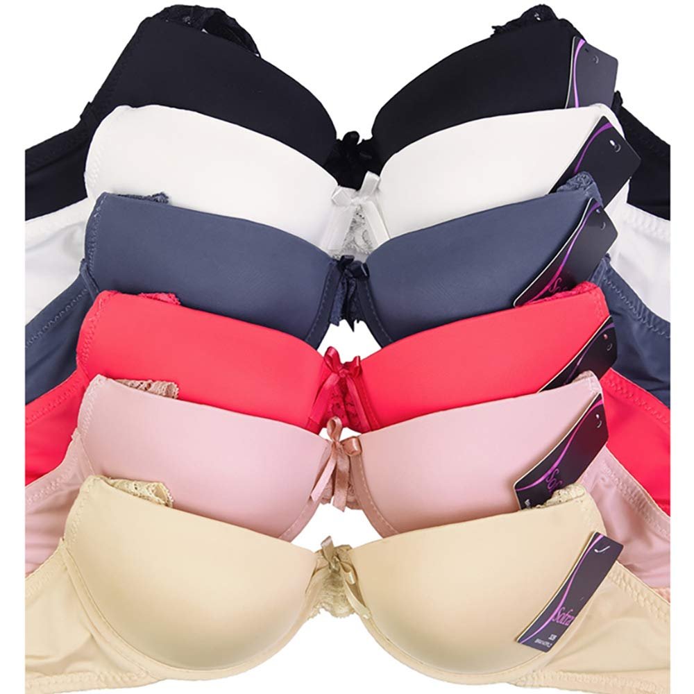 DailyWear Womens Plain and Lace Everyday BrasVarious Style (36C