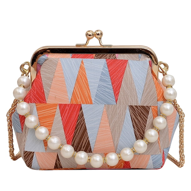 Bolso de noche de PU Wdftyju bolso con asa superior 145 x 80 x 140 mm