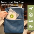 thumbnail image 2 of Esponja de lufa egipcia Loofah Travel Flower YOTDHUO (paquete de 2), 2 of 6