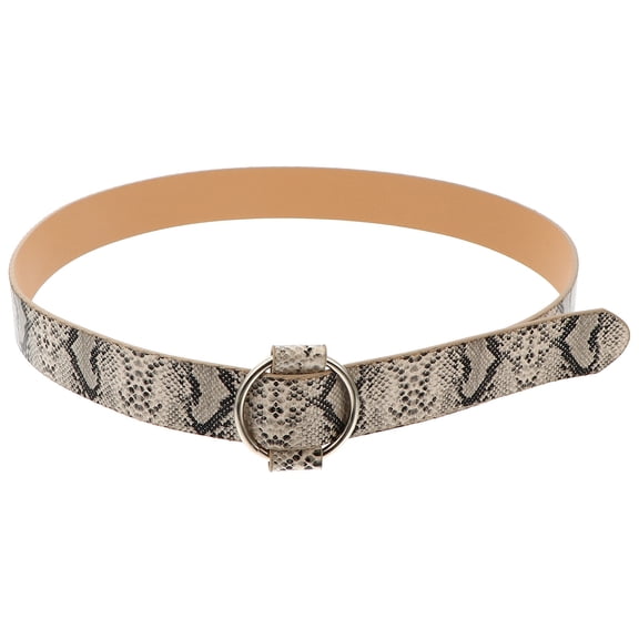 FONWILYO Womans Belts Simple Style Snake-Grain Pattern 1Pack 40.48x1.18x0.20Inch