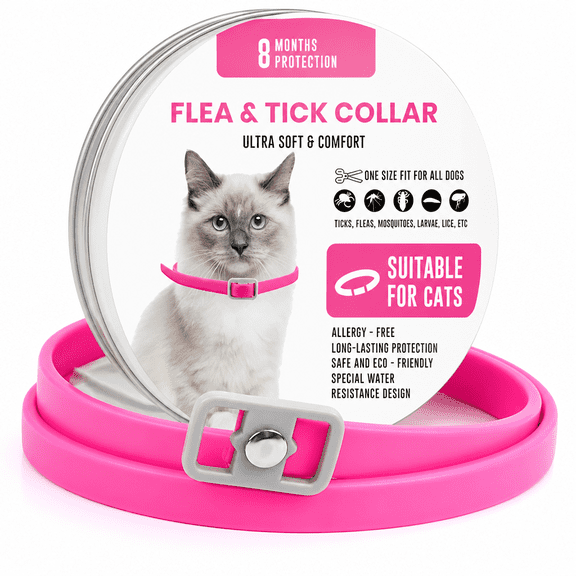 ELORIAH 2026 New Collar Cat Adjustable Calming Collars,Calming Collar for Cats,Cat Anxiety Relief Collar,Prevention and Protection for Cats with Long-Lasting Effect,Up to 14.96" Neck