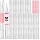 thumbnail image 1 of DupakSYS - Bol&#2013265933grafo de aceite para u&#2013265921as (50 unidades, 3 ml), transparente, para viaje, con punta de pincel, para aceite de u&#2013265921as, l&#2013265933quid, 1 of 7