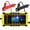 Yellow, variant on 12V/8A 24V/4A Car and Motorcycle Battery Charger Lead-Acid Battery Smart Charger Digital Display Car Trickle Charger Battery Start-Stop Repair Activation Charger