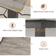thumbnail image 5 of Qinaqin Elevate Your cm de Profundidadining E x perience 63-Inch Profundidad Madera Rectangular Mesa con Profundidaduradero Metálico Legs Perfect para Grande Family Gatherings Negro & Gris, 5 of 7
