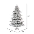 thumbnail image 2 of Vickerman 12' x 84"  Flocked Kiana Artificial Christmas Tree, Unlit, 2 of 2