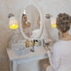 thumbnail image 5 of Organizador acrílico para brochas de maquillaje, portalápices transparente, solución de almacenamiento de vasos para brochas de cosméticos, redondo, 5 of 5