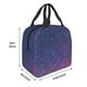 thumbnail image 3 of Disketp Violet Glitter Bolsa Térmica para Almuerzo para Hombre y Mujer, Ideal para Trabajo, Senderismo y Picnic, 3 of 8