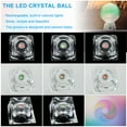 thumbnail image 4 of 1 pedestal de bolas de cristal para el hogar, base de exhibición, soporte de iluminación cuadrado, 4 of 5