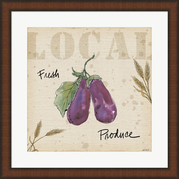 Farmers Feast III by Anne Tavoletti, Framed Wall Art, 19.75W x 19.75H