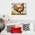 thumbnail image 5 of Nawypu Kitchen Wall Art, Rooster Kitchen Wall Decor, Chicken Art, Red Rooster Framed Pictures, Kitchen Canvas Print, Kitchen Rooster Decor Farmhouse Wall Art, Framed Easy to Hang, 5 of 6