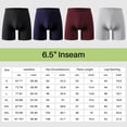 thumbnail image 6 of Mens Boxers, CaiDieNu Bamboo Viscose Mens Underwear,  Breathable Quick Dry Stretch Moisture Wicking Underwear Men 6 Pack XL, 6.5" Inseam, 6 of 7
