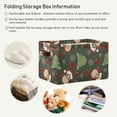 thumbnail image 5 of GZHJMY 2 Pack Christmas Theme (2) Large Storage Basket,Collapsible Toy Storage Box Waterproof Laundry Basket with Handle for Home Closets, Offices, Bedroom, 5 of 7