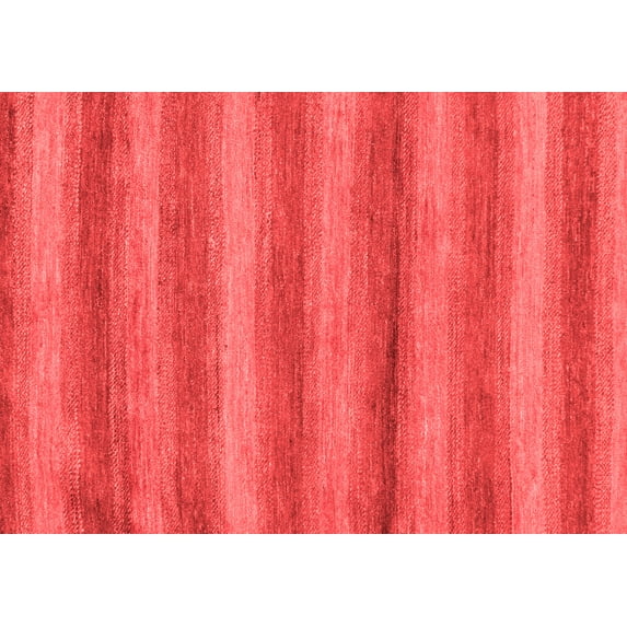 Ahgly Company Machine Washable Indoor Rectangle Abstract Red Modern Area Rugs, 8' x 12'