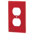 thumbnail image 1 of Cooper Câblage 5132RD-BOX Plaque Murale Réceptacle Duplex 1-Gang & 44; Pack Rouge de 15, 1 of 1