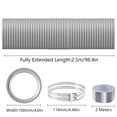 thumbnail image 5 of Aluminum Dryer Vent Hose Dryer Hose Air Ducting Flexible with 2 Clamps for HVAC Ventilation Heating Cooling Exhaust, 5 of 11