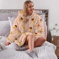 thumbnail image 2 of Wearable Adult Blanket Hoodie - Flannel Blanket Hoodie with Pockets - Sherpa Giant Hoodie Blankets for Women Men, 2 of 6