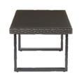 thumbnail image 2 of Mesa de Centro NATERIAL Tipo Rattan Apta para Exterior con Tapa de Cristal NOA, 2 of 8