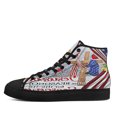 thumbnail image 3 of Jesus Christ Cross Jesus is The Reason for Season Christmas High Top Canvas Shoes Sneakers Black Size 13, 3 of 7
