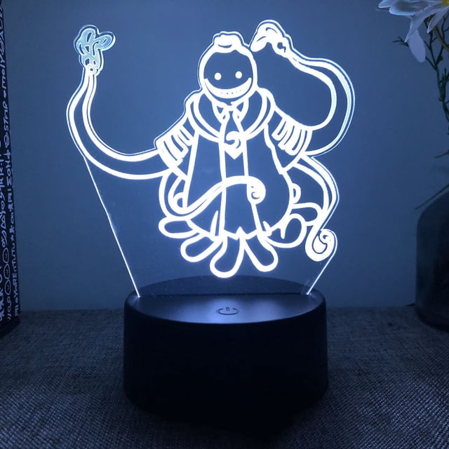 Anime Korosensei de Night Light 3D LED Assassination Classroom
