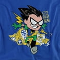 thumbnail image 2 of Teen Titans Go Robin Women's T Shirt, Royal, X-Large, 2 of 6