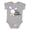 AC-Heather Grey, variant on My 1st Easter with Cute Bunny and Carrot Boys or Girls Baby Bodysuit