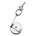 thumbnail image 2 of Custom Accessories Chrome Key Chain - Retractable Belt Clip - 1 Piece, 2 of 2