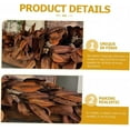 thumbnail image 3 of Brown Magnolia Leaf Garland - Artificial Magnolia Garland with Pinecones, Rustic Fall Decor, Garland for Fireplace Mantel, Christmas, and Thanksgiving Decorations - 1Pcs, 3 of 8