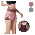 thumbnail image 1 of Short Deportivo Gym Mujer Falso Dos Capa Con Bolsillo, 1 of 6