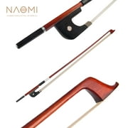 NAOMI VB0908-034 Classic Pernambuco Double Bass 4/4 Bow Light Weight Proper Balance Mongolian Horsehair Bow Hairs Ebnoy Frog Orchestral Strings Accessories