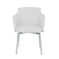 thumbnail image 3 of Milan Fauteuils Club Danah avec Dossier Pivotant à Mémoire, Blancs (Ensemble de 2), 3 of 9