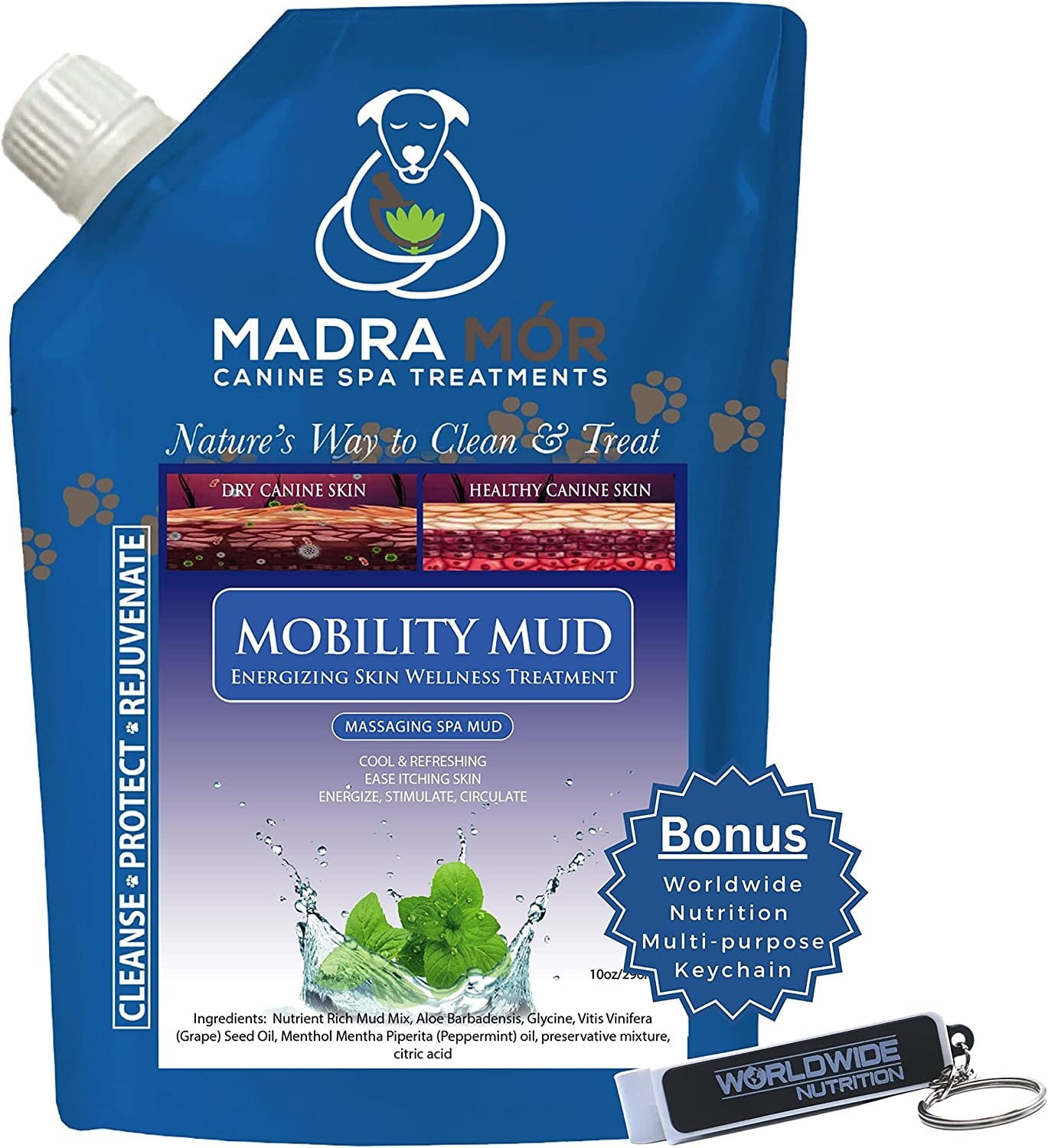 Madra Mor Mobility Dog Essentials Mud Bath Dog Bath Spa Treatment for