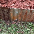 thumbnail image 4 of Corrugated Metal Garden Edging - Galvalume (Silver) - 6" Tall & 10' Long - Dakota Tin, 4 of 11
