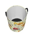 thumbnail image 5 of Uemuo Heavy Equipment Pattern Circular Laundry Hamper Basket with handles,Collapsible laundry basket,Large capacity laundry hamper,Laundry Organizer-Small, 5 of 8