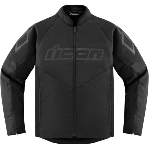 Icon Hooligan CE Mens Textile Motorcycle Jacket Black 3XL