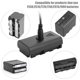 thumbnail image 3 of 2X Batería Simulada del Acoplador de DC + Cable USB de 5 V para NP F550 F570 F770 F750 F970 F990 con Cable USB, 3 of 5